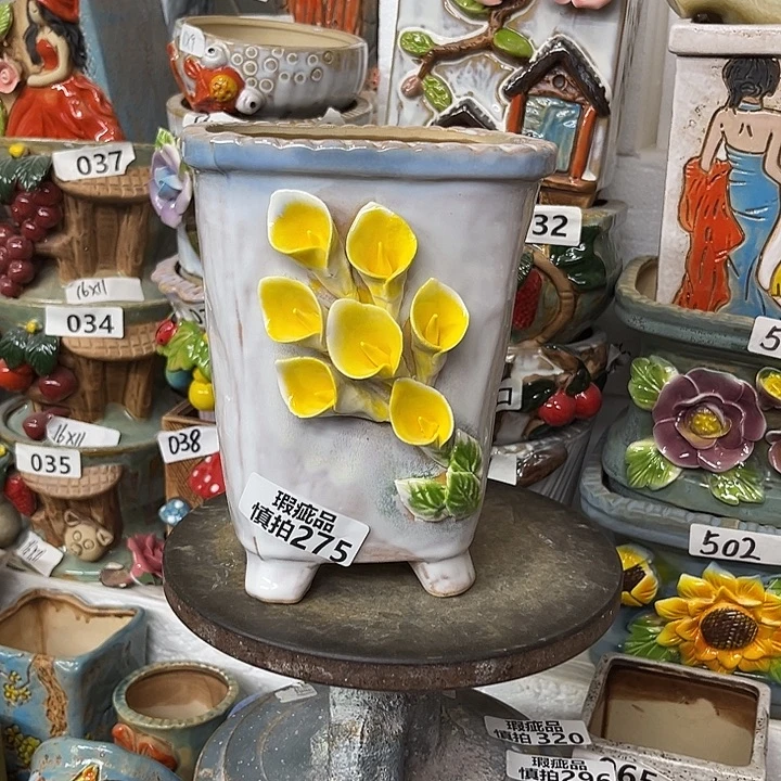 粗陶材质多肉花盆275