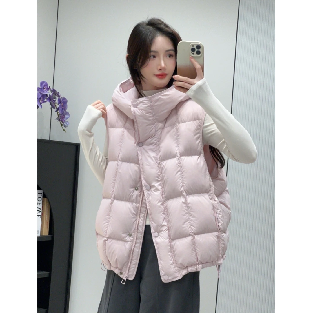 2025秋冬季新款女士超好看洋气减龄加厚马甲保暖无袖外套
