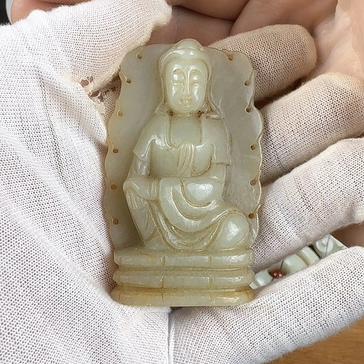 和田玉挂件未镶嵌诚****江