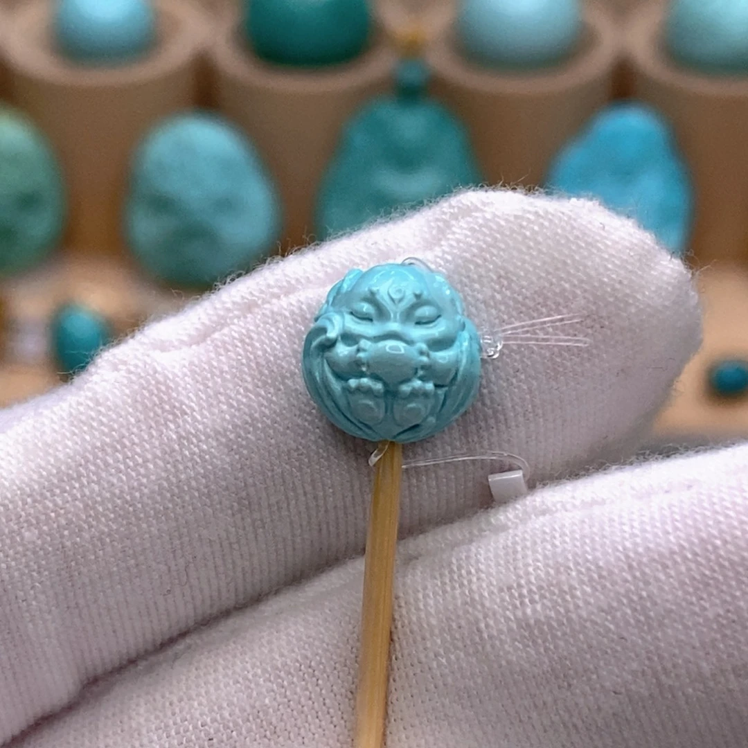 绿松石未镶嵌珠宝奇石10mm