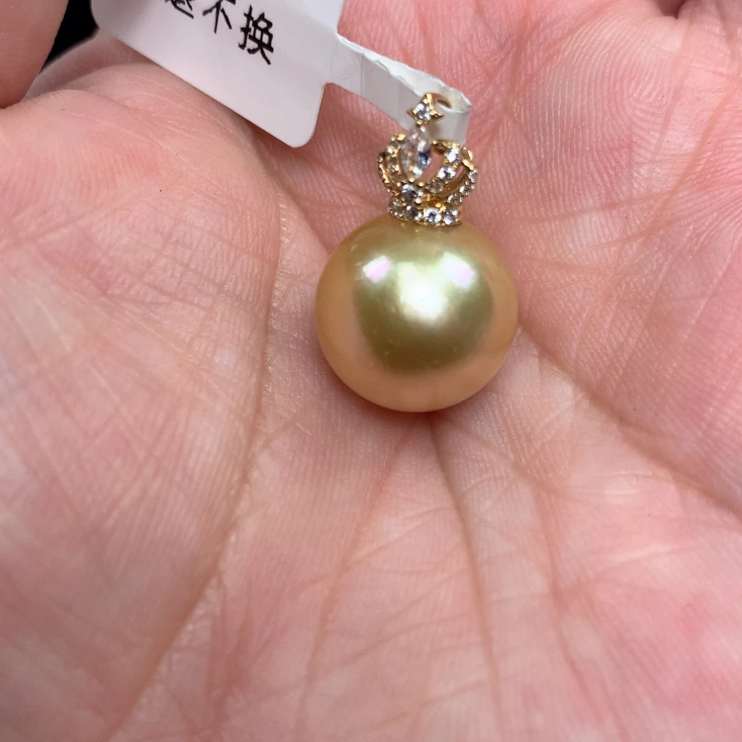 海水珍珠颈饰18K金镶嵌