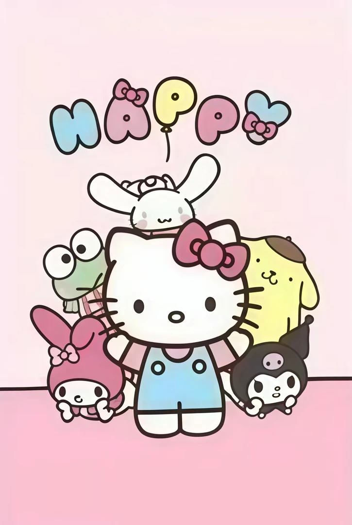 三丽鸥七宝卡牌桌面卡牌63张