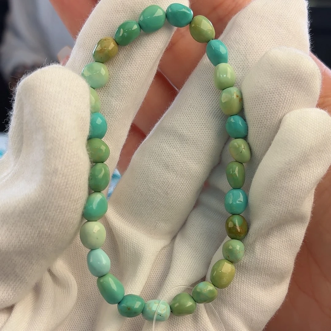 绿松石未镶嵌挂件6mm