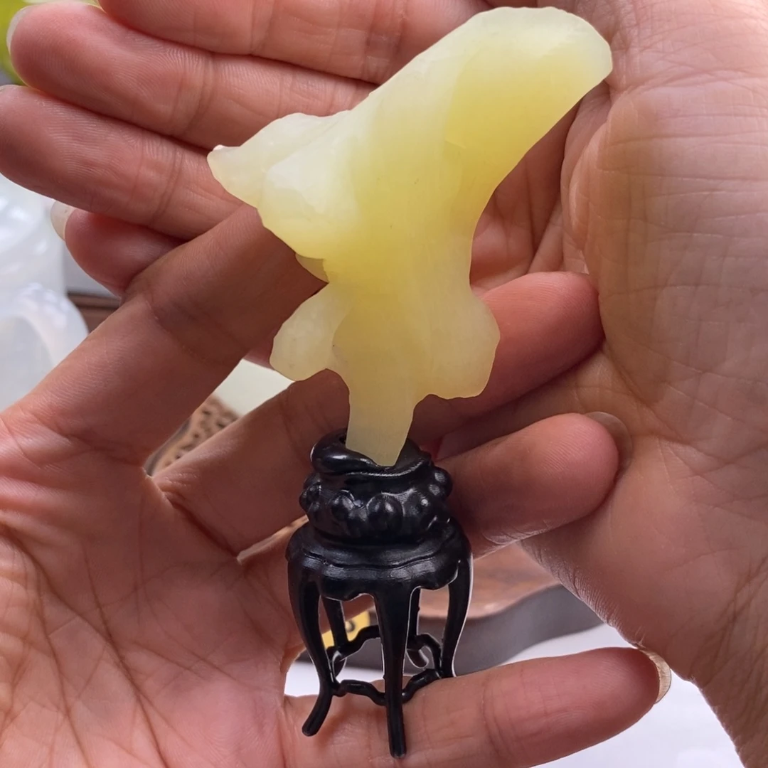 岫玉未镶嵌四大名玉摆件