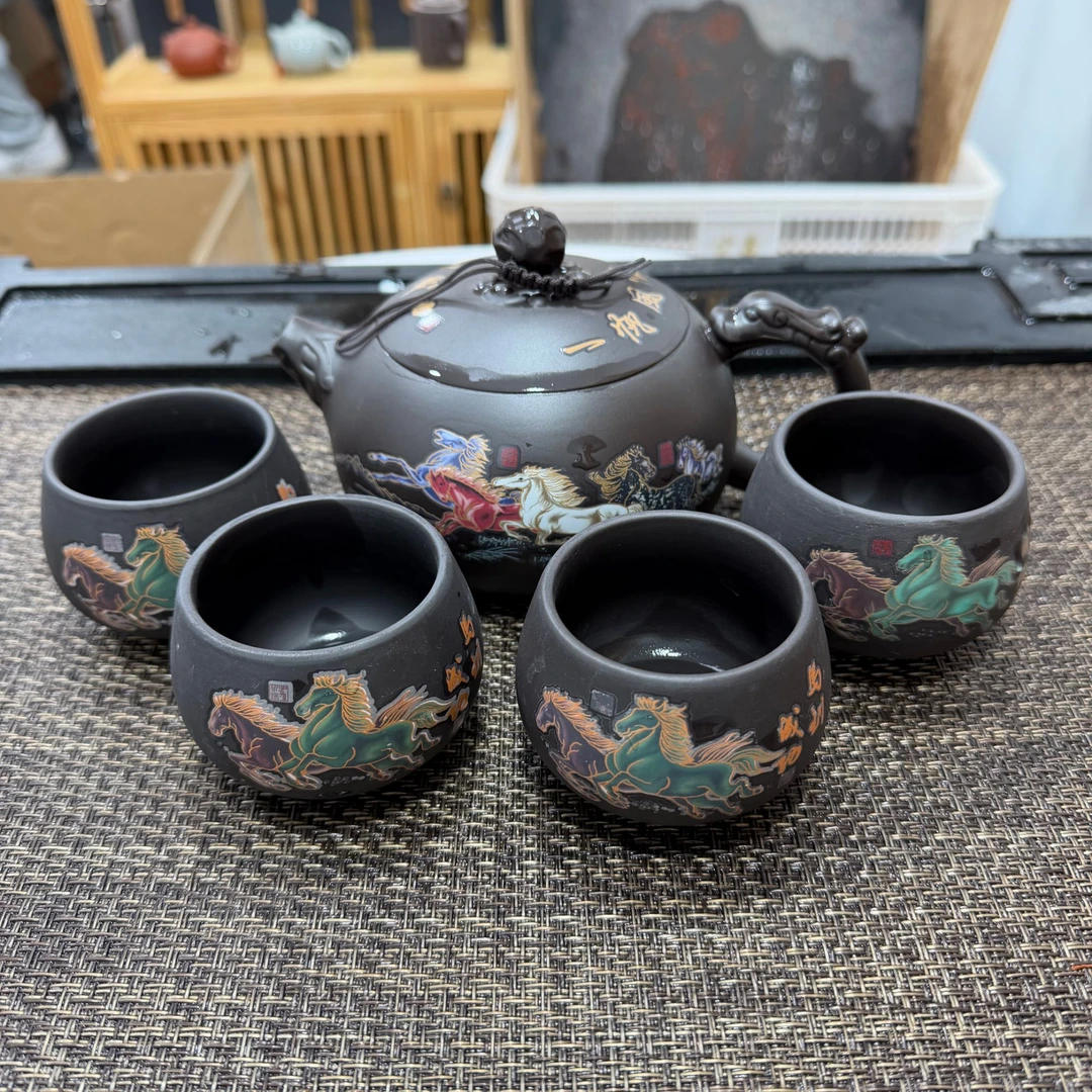 500ml变色马到成功西施一壶四主杯