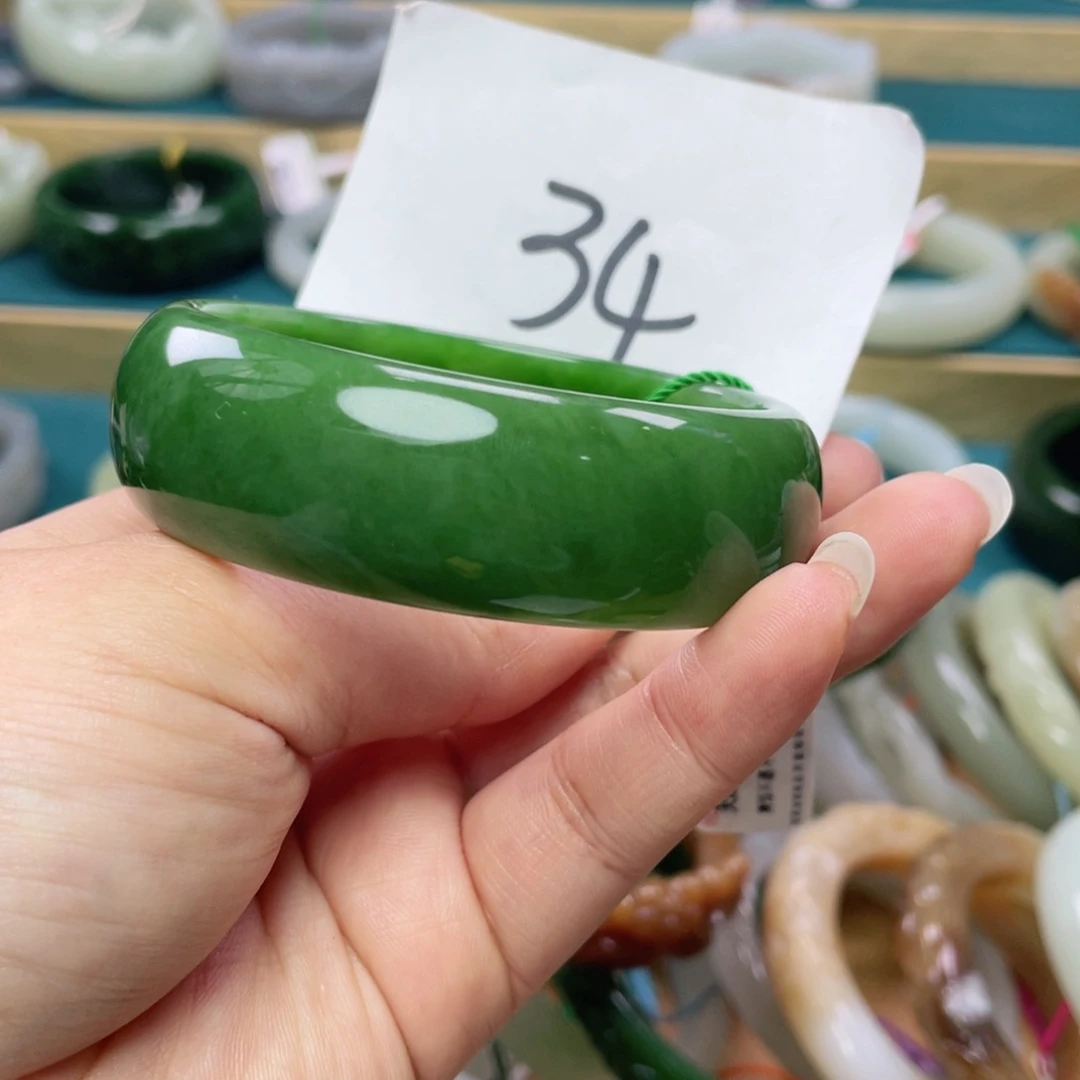 未镶嵌手镯和田玉圈口58