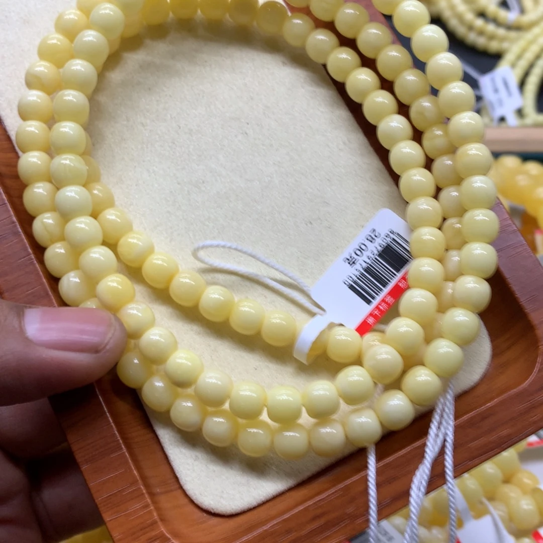 蜜蜡未镶嵌手链蜜蜡
