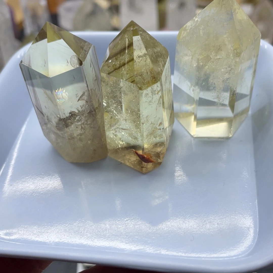 水晶22未镶嵌A****音黄水晶柱