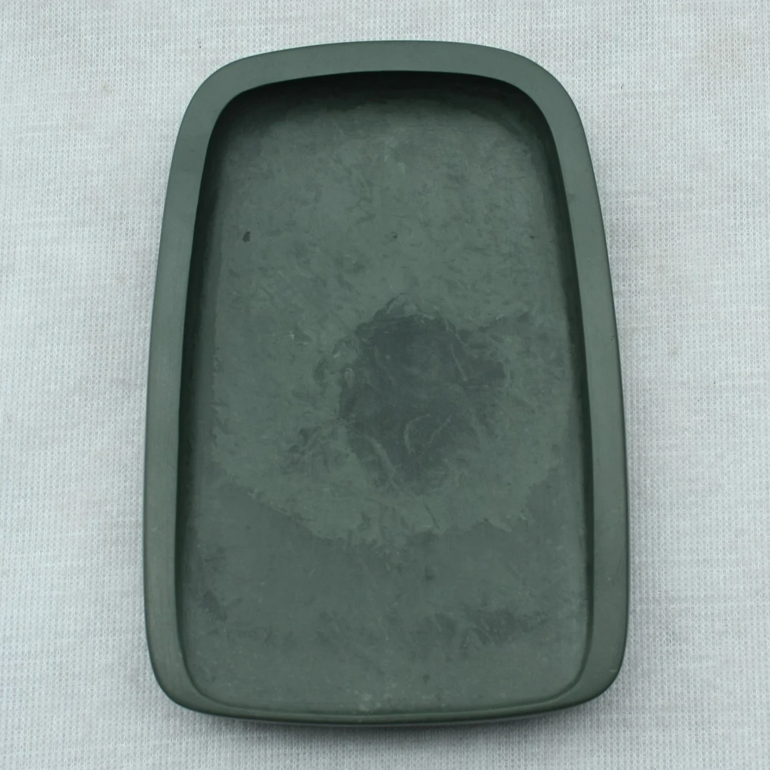 老坑水泉湾料素砚尺寸15.5x10.5x2cm