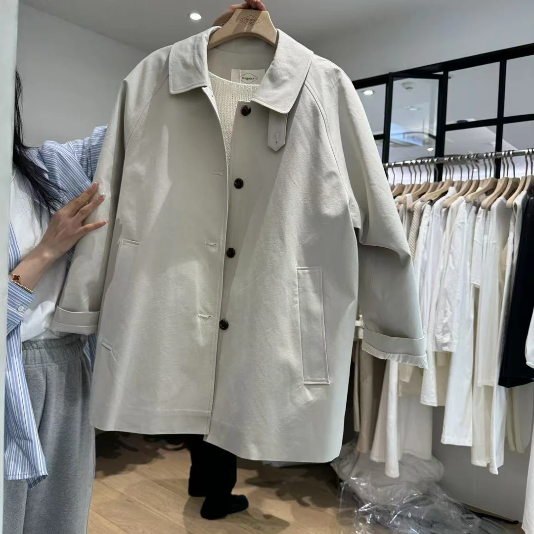 【婷婷家】不退换-东大门VE风衣时尚休闲百搭女士宽松