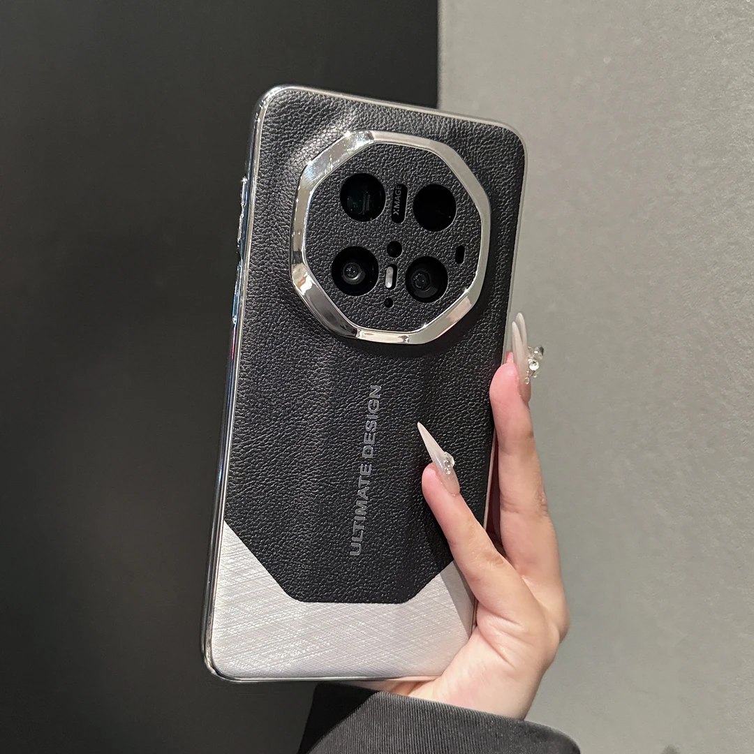适用华为mate70rs非凡大师手机壳精选素皮纹全包镜头防摔保护套