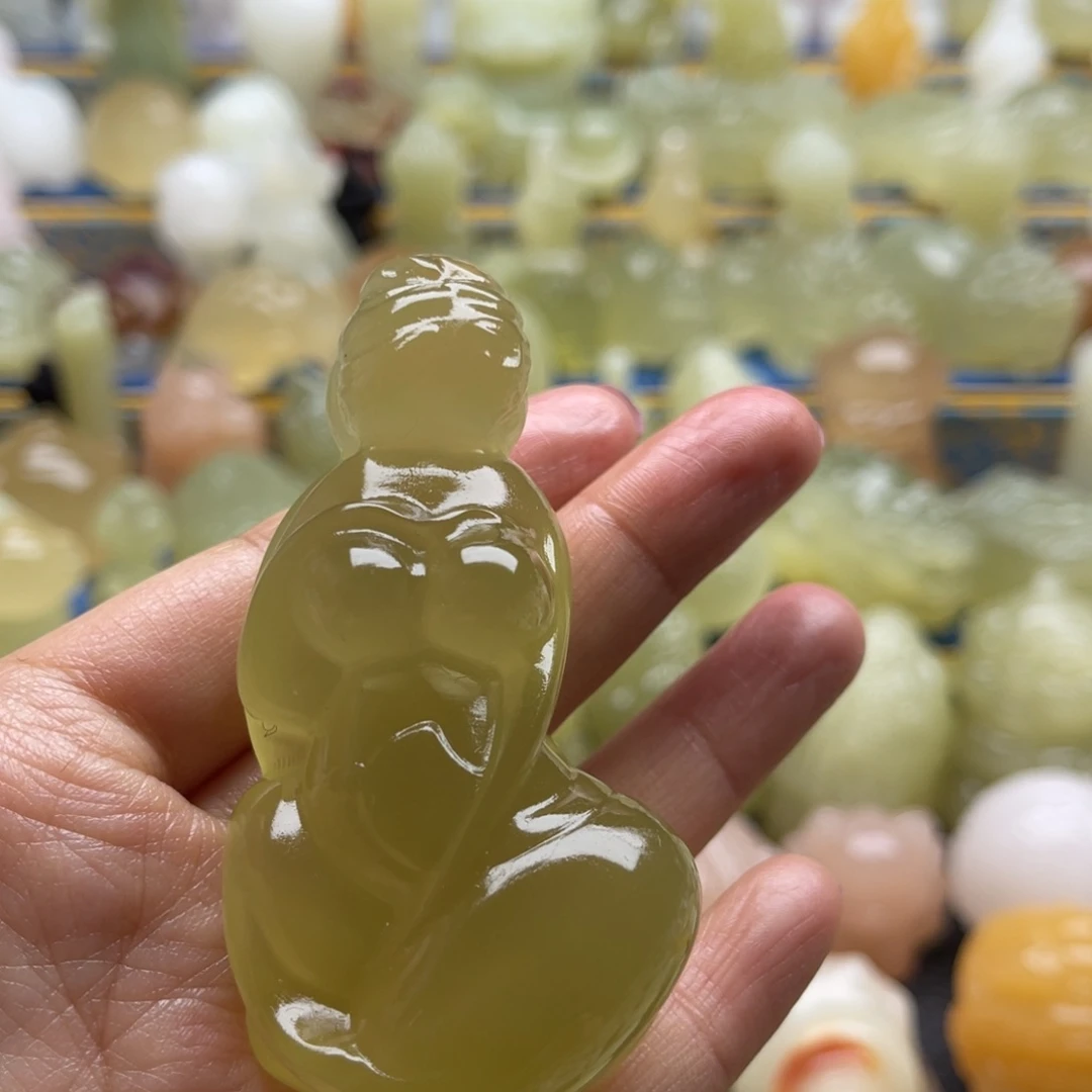 诗***梦天然雕刻桌面小摆件