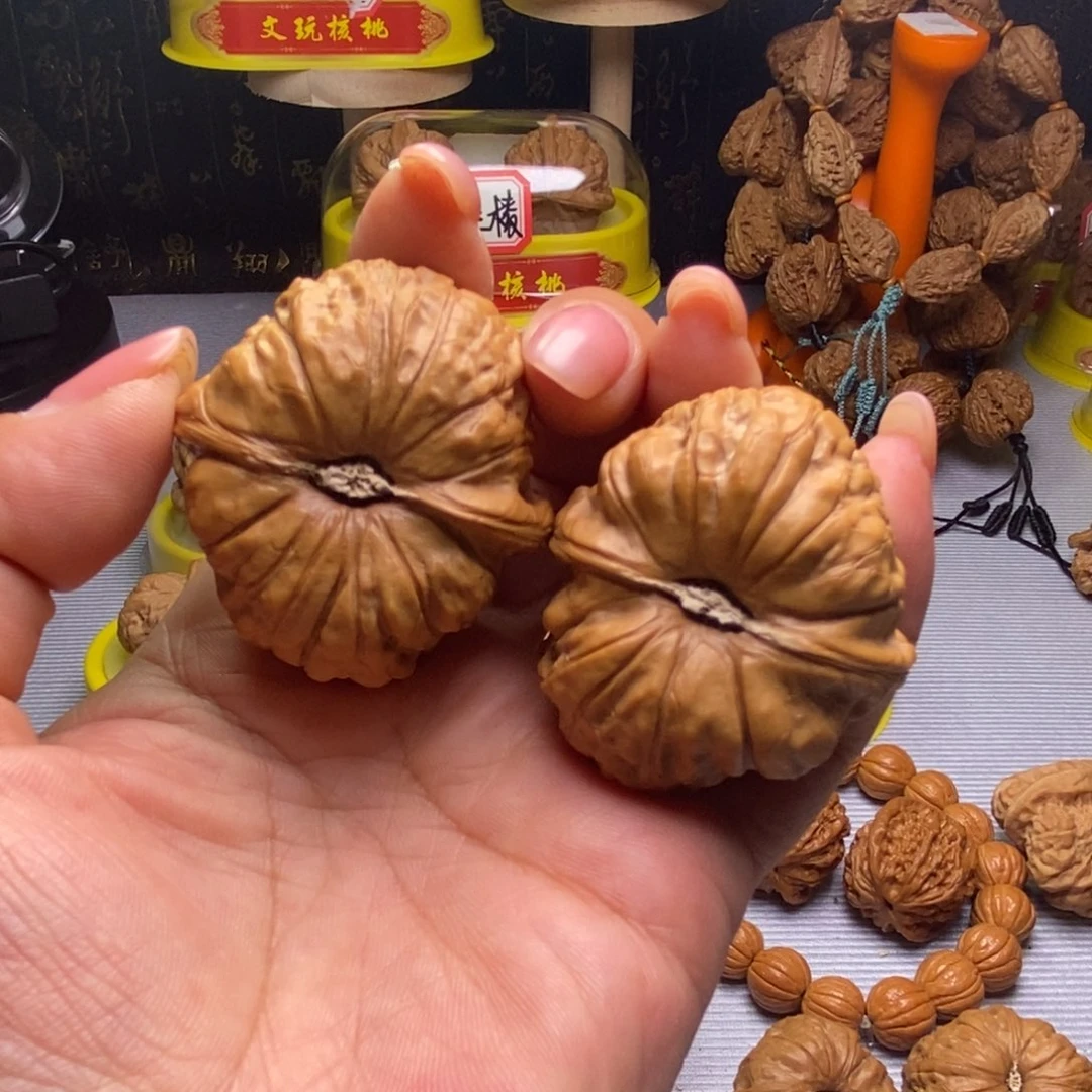 把件文玩核桃014南瓜墩41尺全品