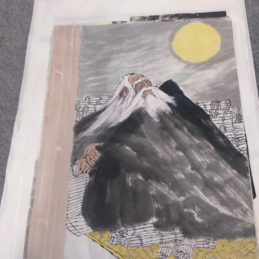 国画1.4平尺纯手绘国画作品