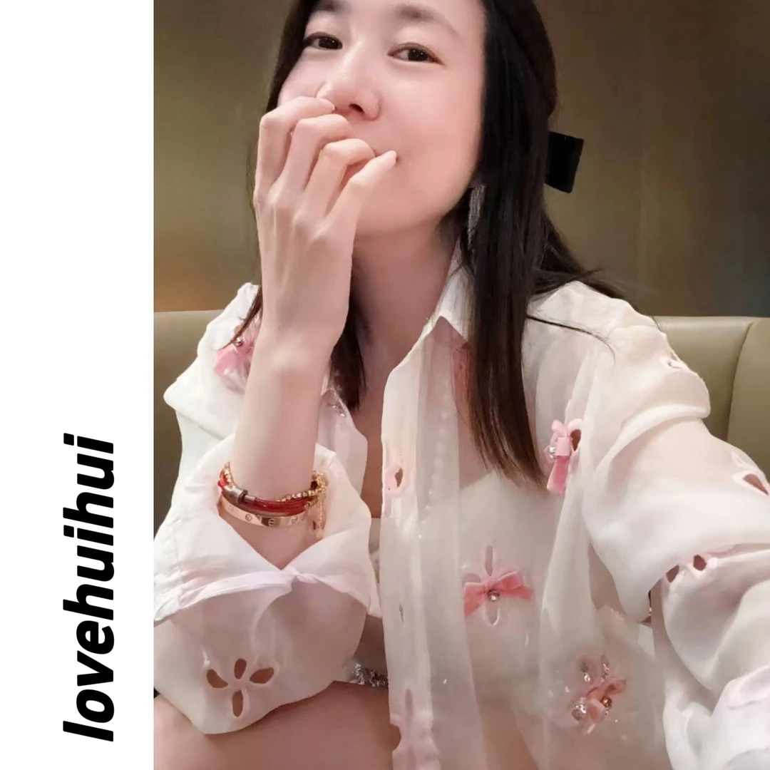 lovehuihui《梦幻蝴蝶结》超仙气蝴蝶衬衫