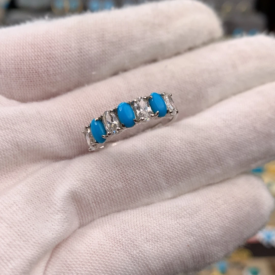 未镶嵌绿松石戒指