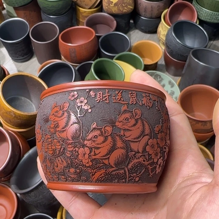 茶杯紫砂全手工制作工艺