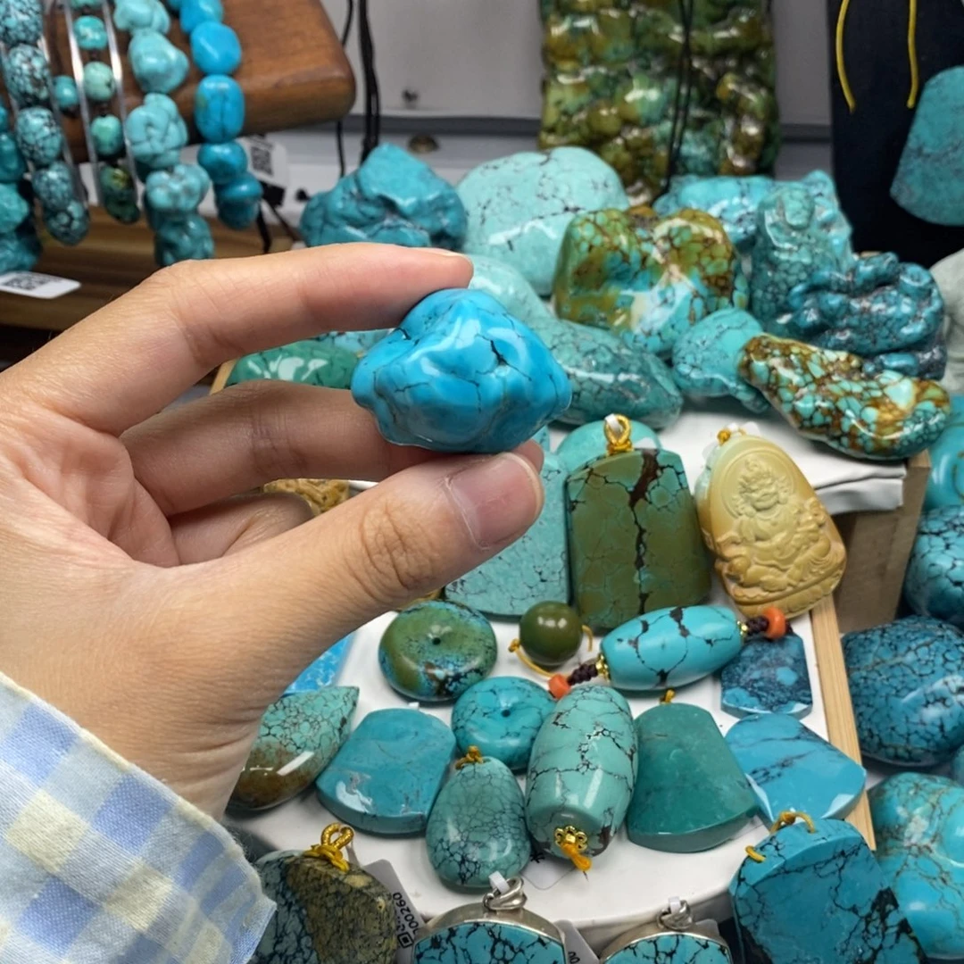 ****江高瓷精品玉化蓝随型x