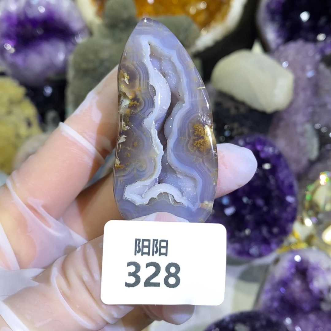 紫晶珠宝半成品未镶嵌