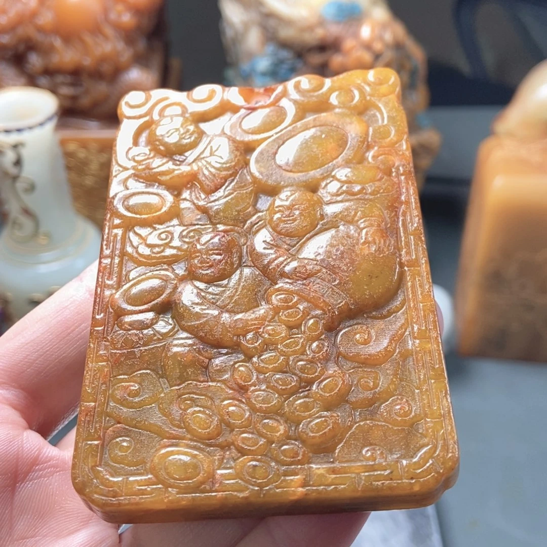 和田玉（青玉）未镶嵌挂件