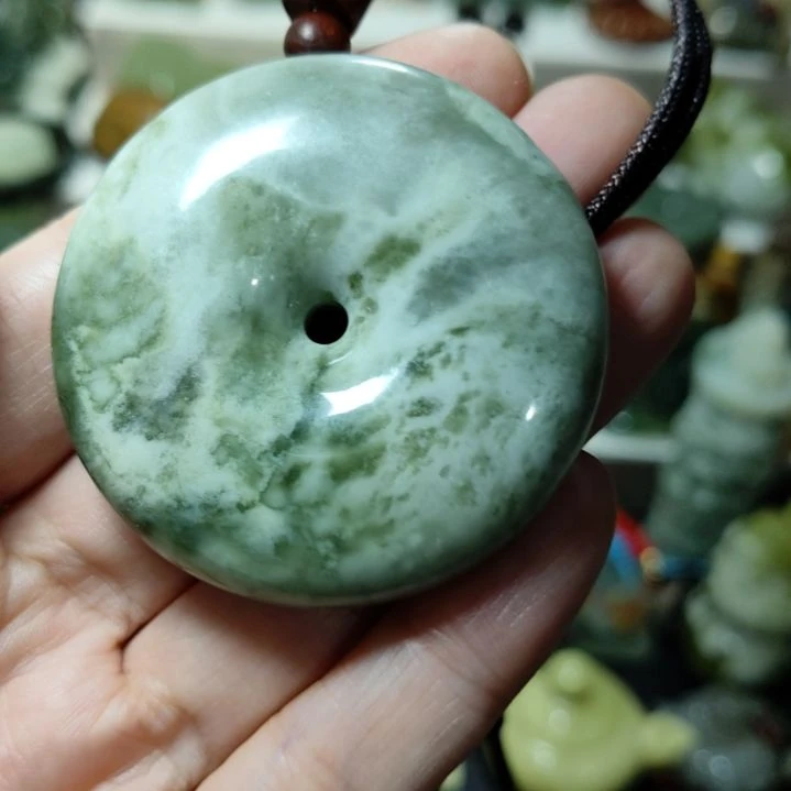 岫玉平安扣未镶嵌