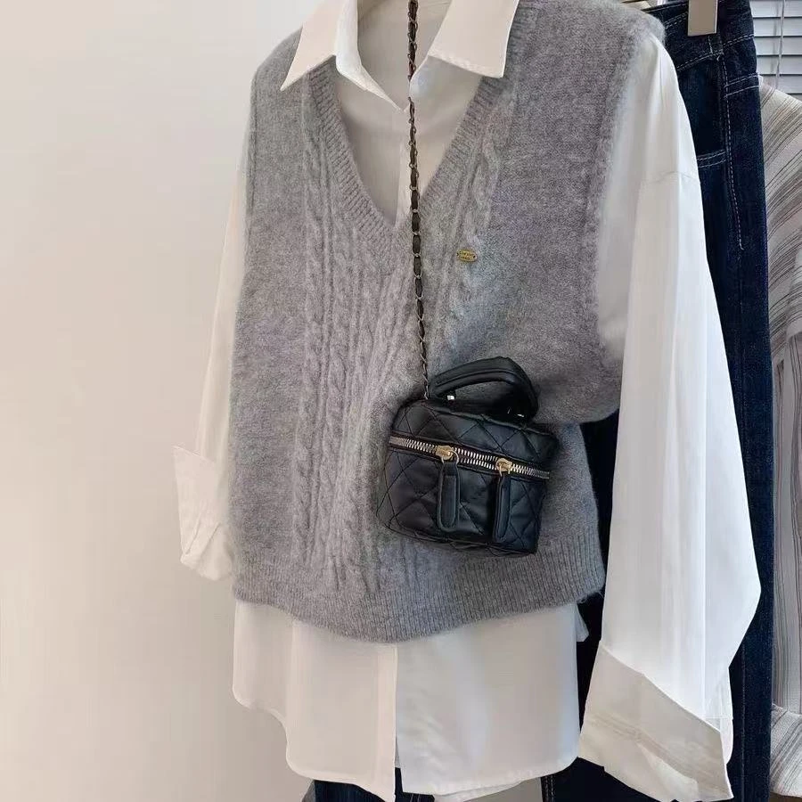 新款原味奶茶款式轻奢时尚女包单肩包斜肩包1