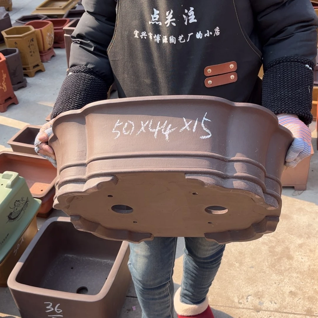 紫砂花盆盆景艺术