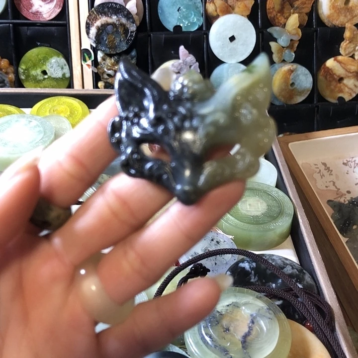 岫玉未镶嵌岫玉手链