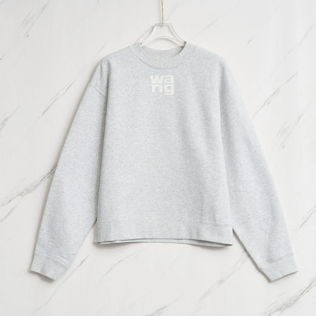 全新未使用  【瑞池女装】Alexander Wang印花薄绒卫衣/AGGU00506