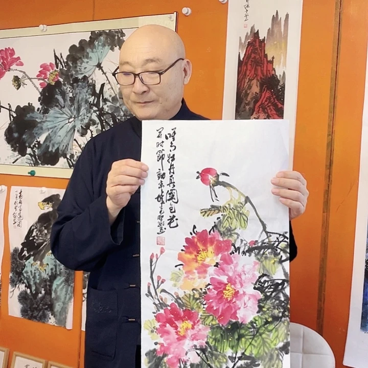 国画张圣敏先生纯手绘作品