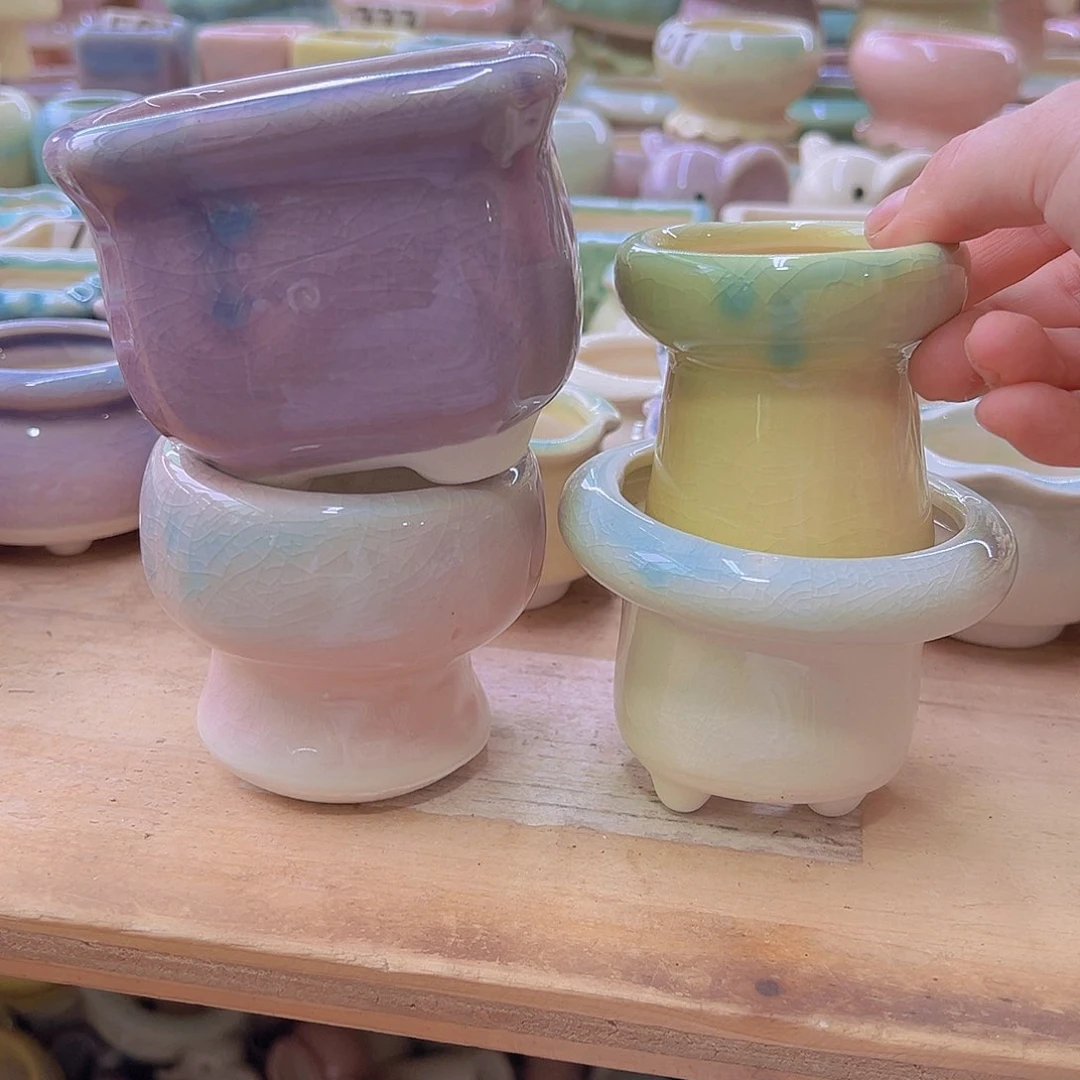 陶瓷花盆单场满12包邮