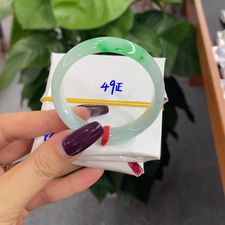 未镶嵌手镯翡翠天然缅甸翡翠A货手镯66