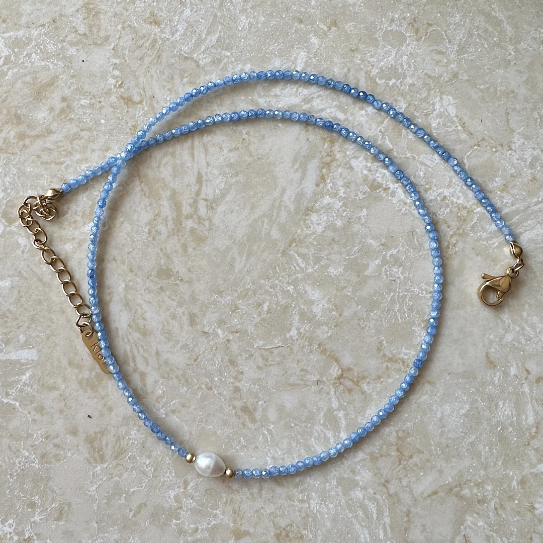 铜合金项链 蓝水款项链