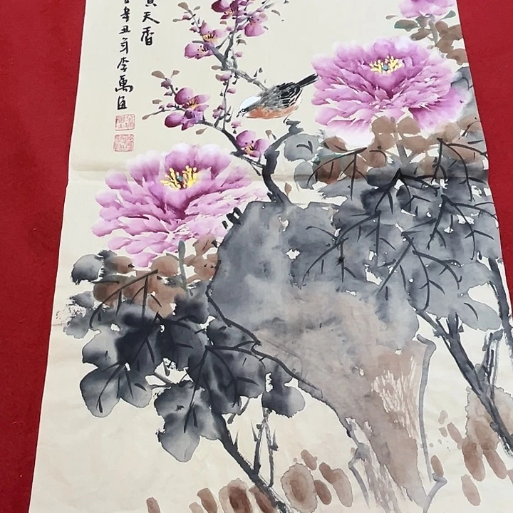 国画国画作品多次入