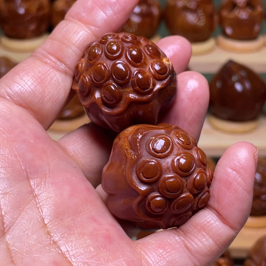 橄榄核手串/手链莲蓬一对