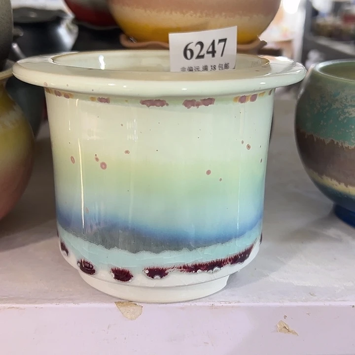 口9高10 手工花盆满30包邮