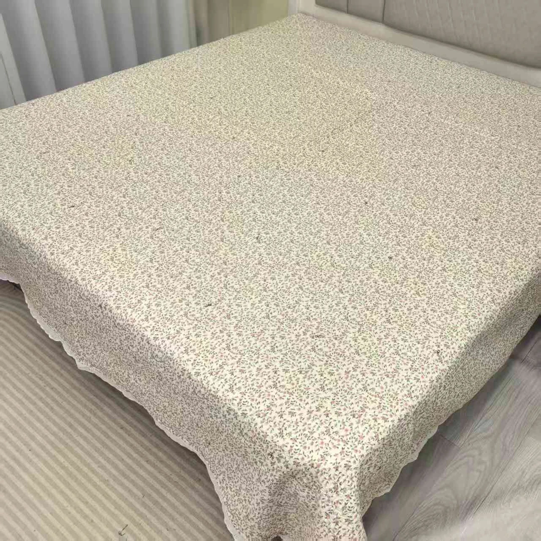 床盖-小花藤230*250花边高端大床盖