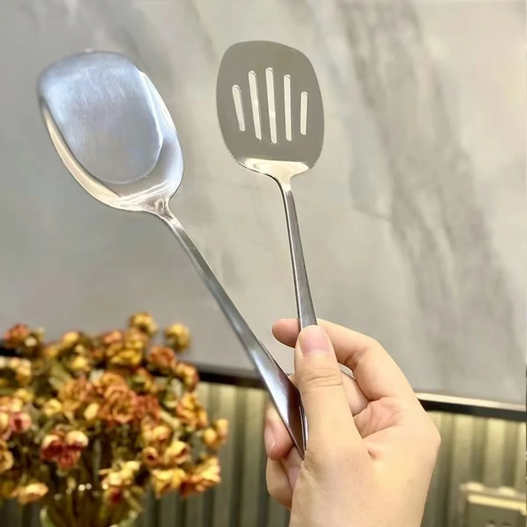 不锈钢锅铲家用厨房用品炒菜铲子厨房烹饪干锅铁板铲小厨具分餐铲