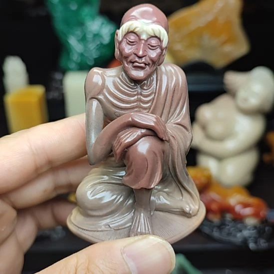 寿山石山秀园石摆件