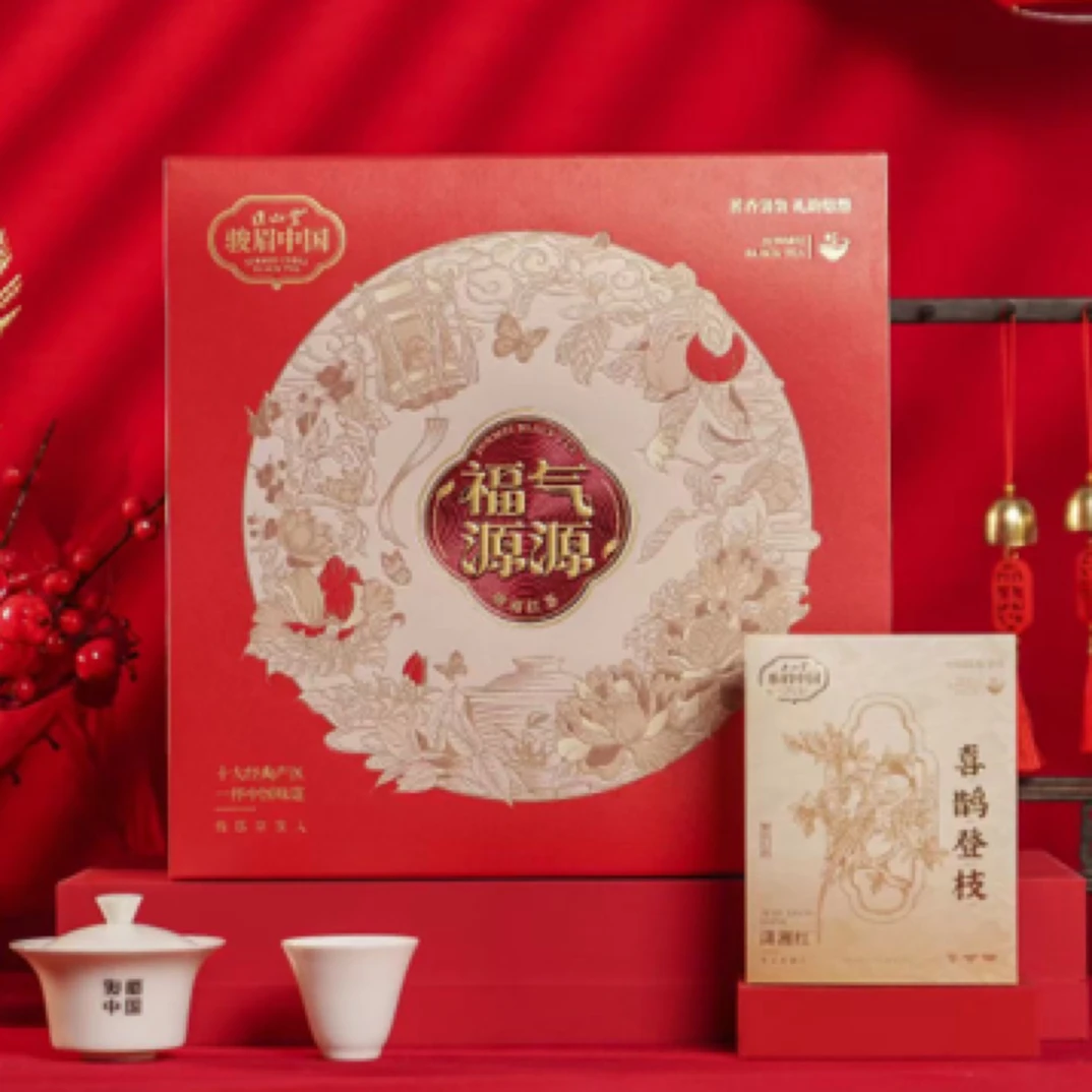正山堂红茶 十大经典产区 骏眉红茶特级208g茶叶礼盒装 年货送礼