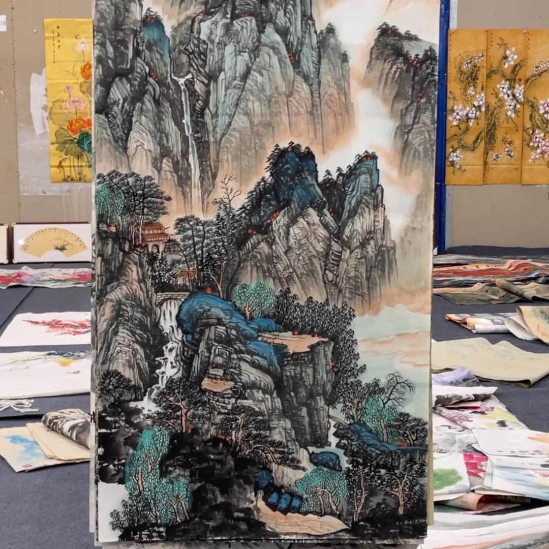 国画处理作品看好再拍哦