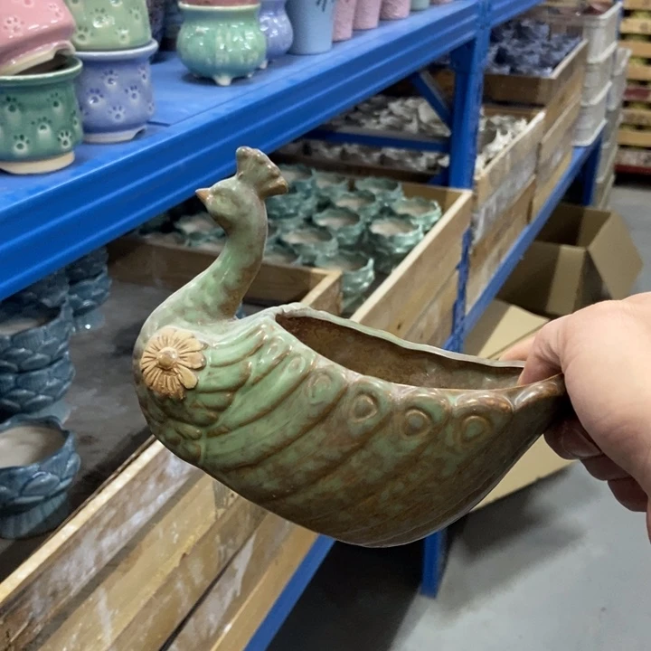 陶瓷花盆单场满9.9发12*10*10