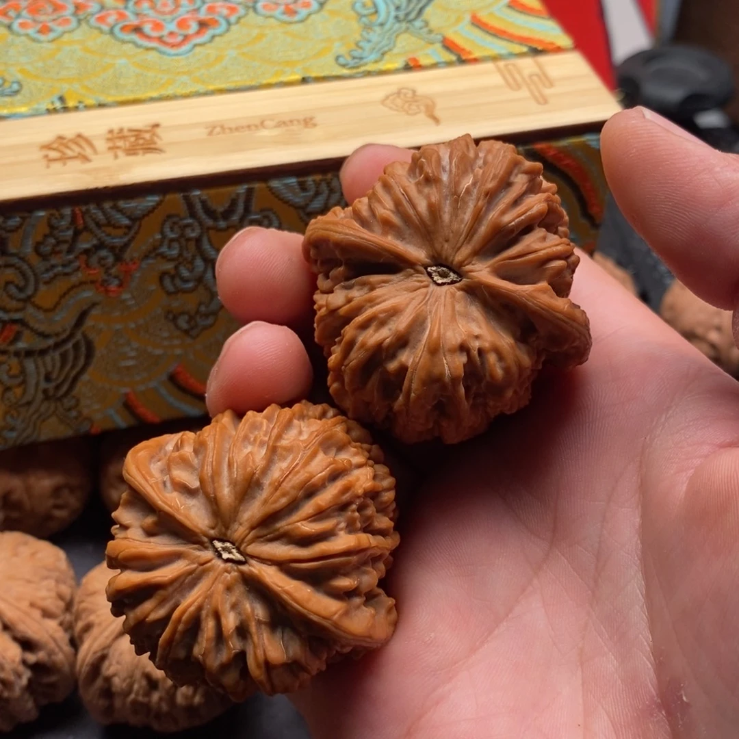 文玩核桃精品对金麒麟全品45