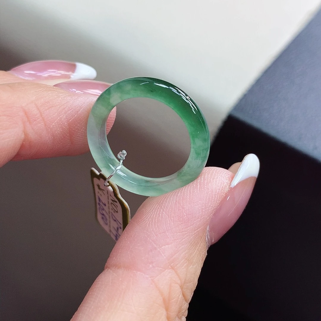 未镶嵌戒指翡翠13-14号