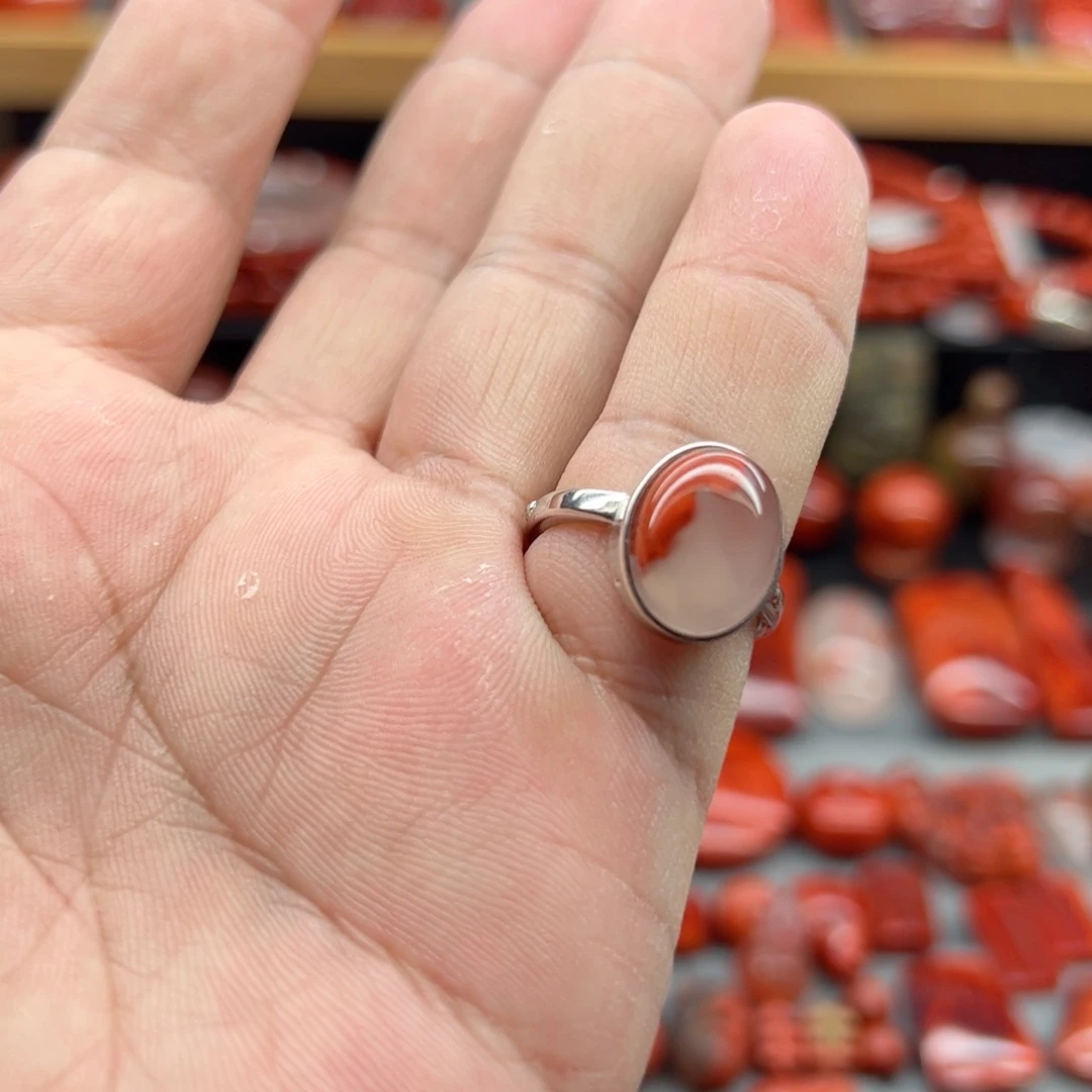 南红玛瑙介指未镶嵌