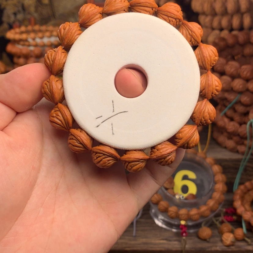 【闪购商品】桃核手串成**人13无修火麒麟