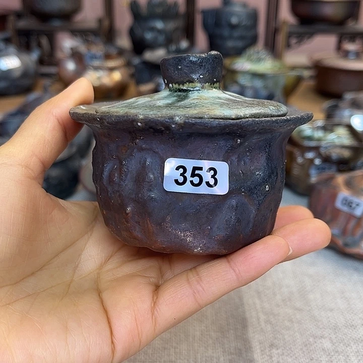 裸柴烧陶瓷手工茶器