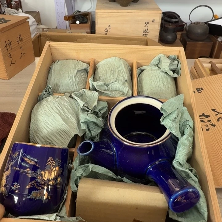 瓷片茶道具工艺品