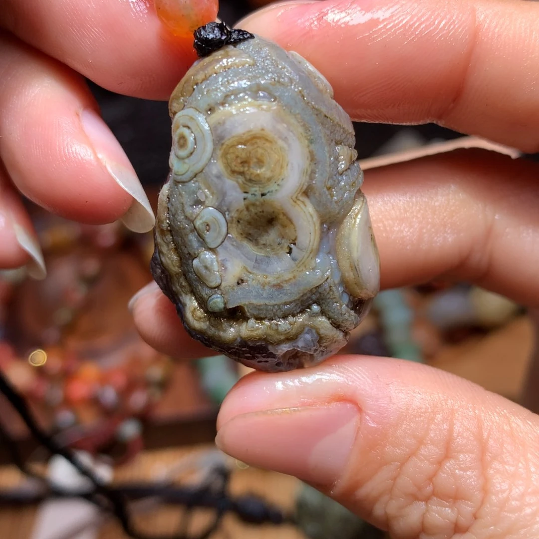 未镶嵌玛瑙/玉髓珠宝半成品