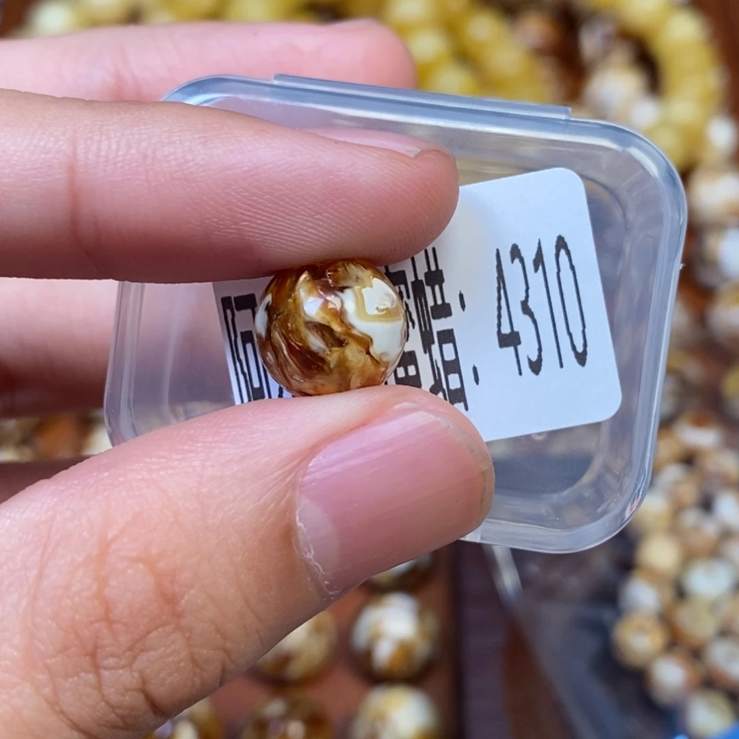 猴头核桃把件沁色圆珠老型4310